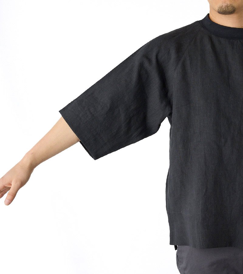 寸法図【NO.2100】＜メンズ＞ラグランスリーブのオーバーシャツ [M便 0