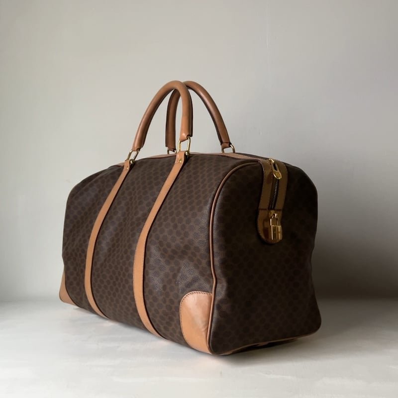 CELINE オールドセリーヌ トリオンフ(マカダム) 総柄 ボストンバッグ