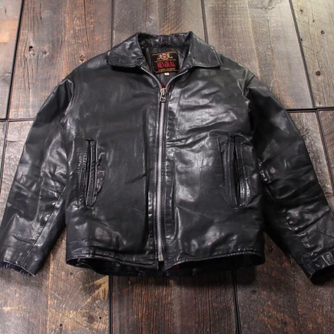 SP古着　訳あり　シングルライダース　レザージャケット　ブラック　L ボア裏地. 63Leathers 裏ボア シングルライダースジャケット XL（L相当 - 革屋